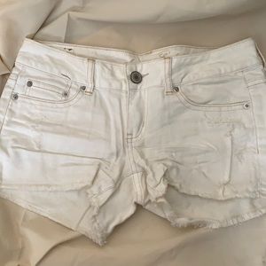 White Denim Short